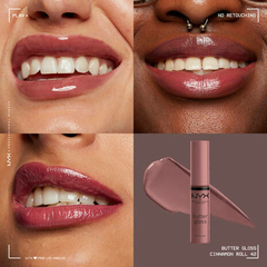 NYX Butter gloss travel size-cinnamon roll - comprar online