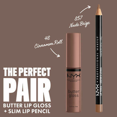 NYX Butter gloss travel size-cinnamon roll - tienda online