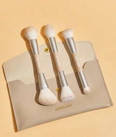SHEGLAM GLAM 101 FACE ESSENTIALS BRUSH SET WITH BAG - comprar online