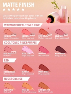 SHEGLAM Color bloom liquid blush -Hot topic - tienda online