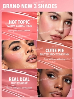 SHEGLAM Color bloom liquid blush -Hot topic - Select Beauty Argentina