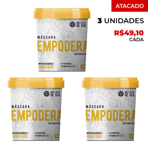 3 Máscaras Hidratação Profissional Empoderada Physis 500G
