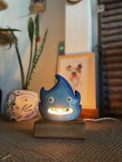 PREVENTA LAMPARA CALCIFER HIELO - 4 UNIDADES! - dillon ceramica
