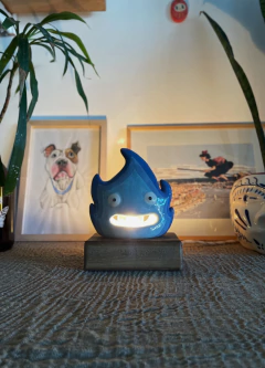 PREVENTA LAMPARA CALCIFER HIELO - dillon ceramica