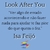 Look After You - Série LAY 1 - Editora Calíope [Editora de Livros]