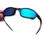 Juliet Carbon Lentes Azul Esverdeado - Kit Preto - comprar online