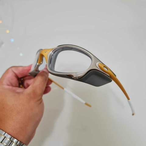 Juliet 24k Lentes Clear - Kit Branco + Sideblinders X-metal