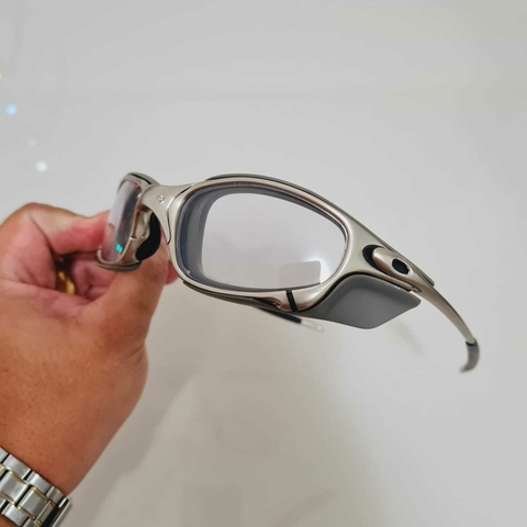 Juliet Plasma Lentes Clear - Kit Preto + Sideblinders X-metal