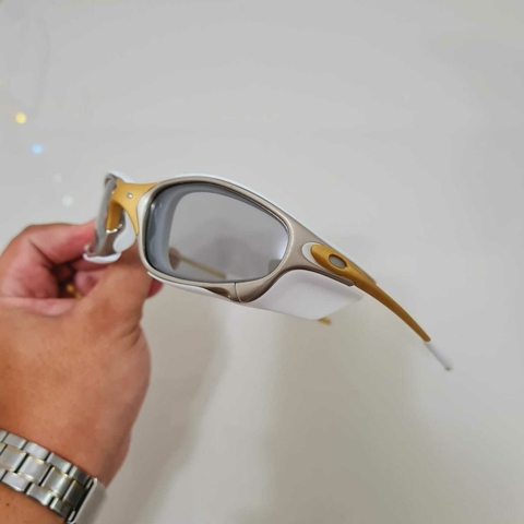 Juliet 24k Lentes Fumê - Kit Branco + Sideblinders Branco