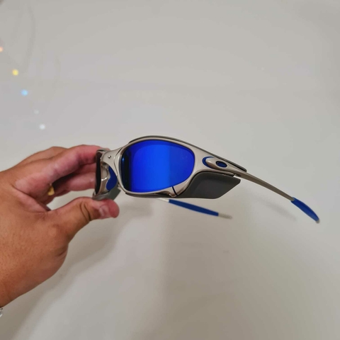 Juliet Plasma Lentes Darkblue - Kit Azul + Sideblinders X-metal