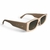 Óculos De Sol Retro Magnoh Nude Lentes Coffee Degradê na internet