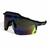 Óculos De Sol Unissex Tennis Bike Prot Uv400 Lentes Azul Espelhado - Esporte