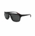 Óculos De Sol Melren Preto L. Preto Quadrado Unissex + Case