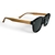 Óculos De Sol Sigley Bambu Lentes Black Unissex - comprar online