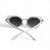 Óculos De Sol Caty White Lentes Degrade Fumê Proteção Uv 400 - Company Vip
