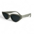 Óculos De Sol Perneply Gray Lentes Black Proteção UV400