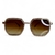 Óculos De Sol Miller Gold Coffee Rose Feminino Proteção UV400 - comprar online