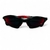 Óculos De Sol Penny Ducati Lentes Torch + Sideblinder Preto Kit Vermelho