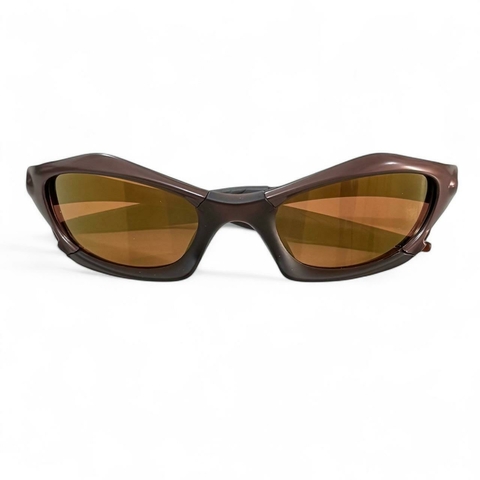 Óculos De Sol Splice Coffee Lentes Gold