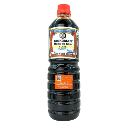 Molho De Soja Shoyu Suave Importado Kikkoman 1l