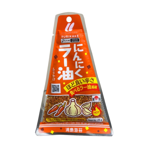 Tempero para Arroz Furikake Alho com Layu Urashima 25g