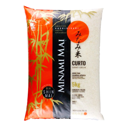 Arroz Oriental Grão Curto Minami Mai 5kg
