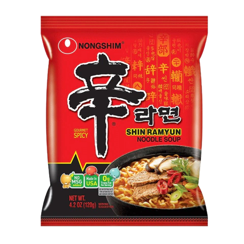 Ramen Coreano Apimentado Shin Ramyun Nongshim 100gr
