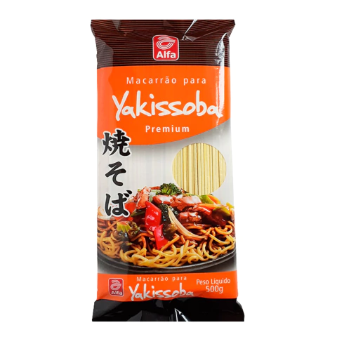 Macarrão p/ Yakissoba Premium Alfa 500g