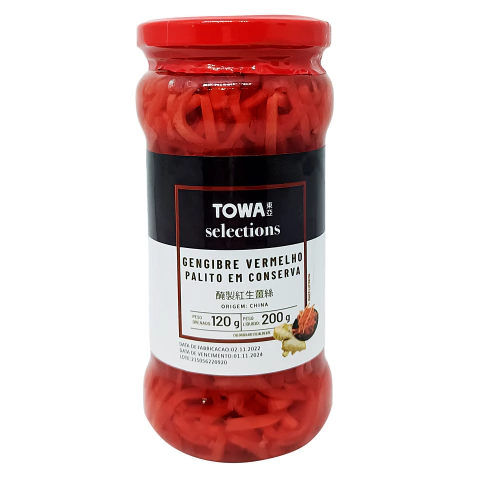 Gengibre Vermelho em Conserva Towa 200g
