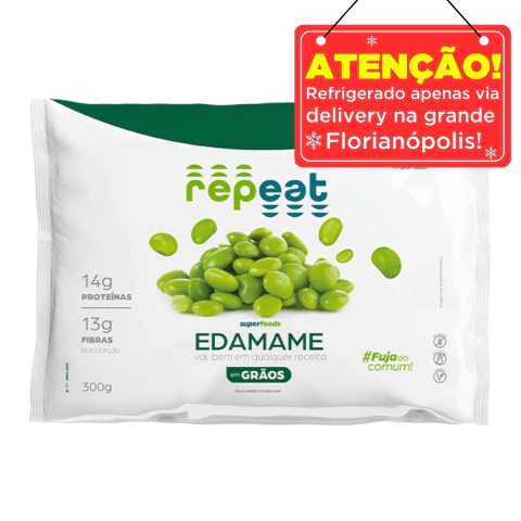Edamame em Grãos Soja Congelada Veggie 300g