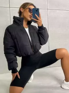 Jaqueta Bomber Moda Gringa - Donna Lua Fitness