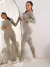 Conjunto Manguinha Vanilha Moda Gringa - Donna Lua Fitness
