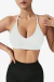 Top branco feminino modelo moda gringa, com alças finas, ideal para conforto e estilo casual.