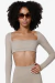 Cropped Manguinha Bomb Moda Gringa ST