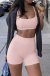 Conjunto Shorts Tumber Moda Gringa - Donna Lua Moda Fitness