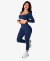 Conjunto Manguinha Vintage Nylon Moda Gringa - Donna Lua Fitness