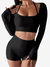 Cropped Manguinha Canelado Moda Gringa - loja online