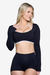 Cropped Manguinha Vintage Nylon Moda Gringa - Donna Lua Fitness