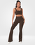 Conjunto Canelado Flare Chanell Moda Gringa na internet