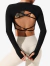 Cropped Manguinha Marly Moda Gringa na internet