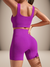 Imagem do Conjunto Shorts Canelado Sem Empina Moda Gringa