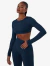 Cropped Manguinha Musera Moda Gringa - Donna Lua Fitness