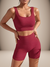 Conjunto Shorts Canelado Sem Empina Moda Gringa