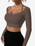 Cropped Manguinha Canelado Moda Gringa na internet
