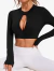 Cropped Manguinha Decote Moda Gringa - comprar online
