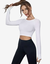Cropped Manguinha Basic Moda Gringa