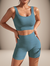 Conjunto Shorts Canelado Sem Empina Moda Gringa na internet