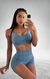 Conjunto Shorts Canelado Mimo Moda Gringa - Donna Lua Fitness