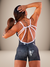 Macaquinho Estampado Detalhado - Donna Lua Fitness