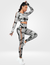 Conjunto Manguinha Tieday Rebecca Moda Gringa - Donna Lua Fitness
